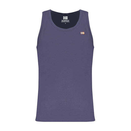 Norway 1963 Blue Cotton Men Shirt