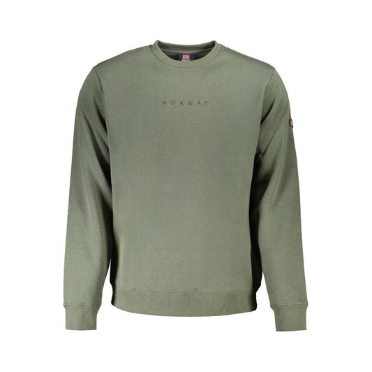 Norway 1963 Green Cotton Men Sweater NO-31802-XXL