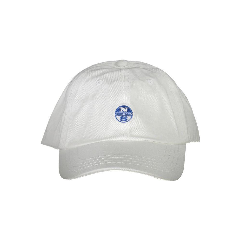 North Sails White Cotton Men Cap NO-20311