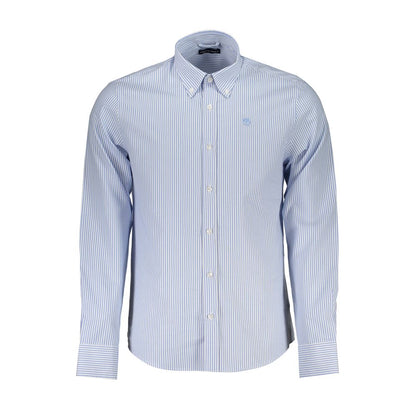 North Sails Light Blue Cotton Men Shirt