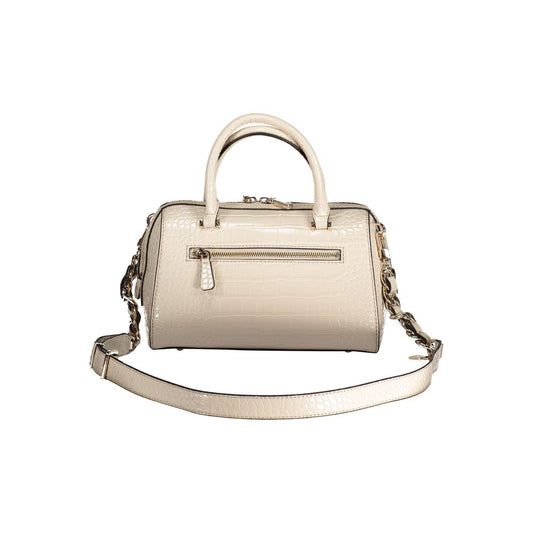 Guess Jeans Beige Polyethylene Handbag GU-30167