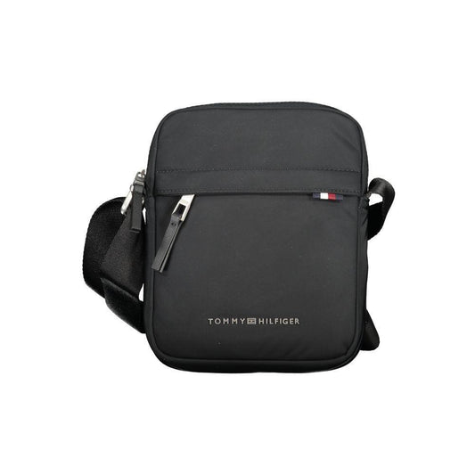 Tommy Hilfiger Black Polyester Shoulder Bag TO-30683