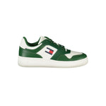 Tommy Hilfiger Green Leather Men Sneaker TO-35337-EU40/US7