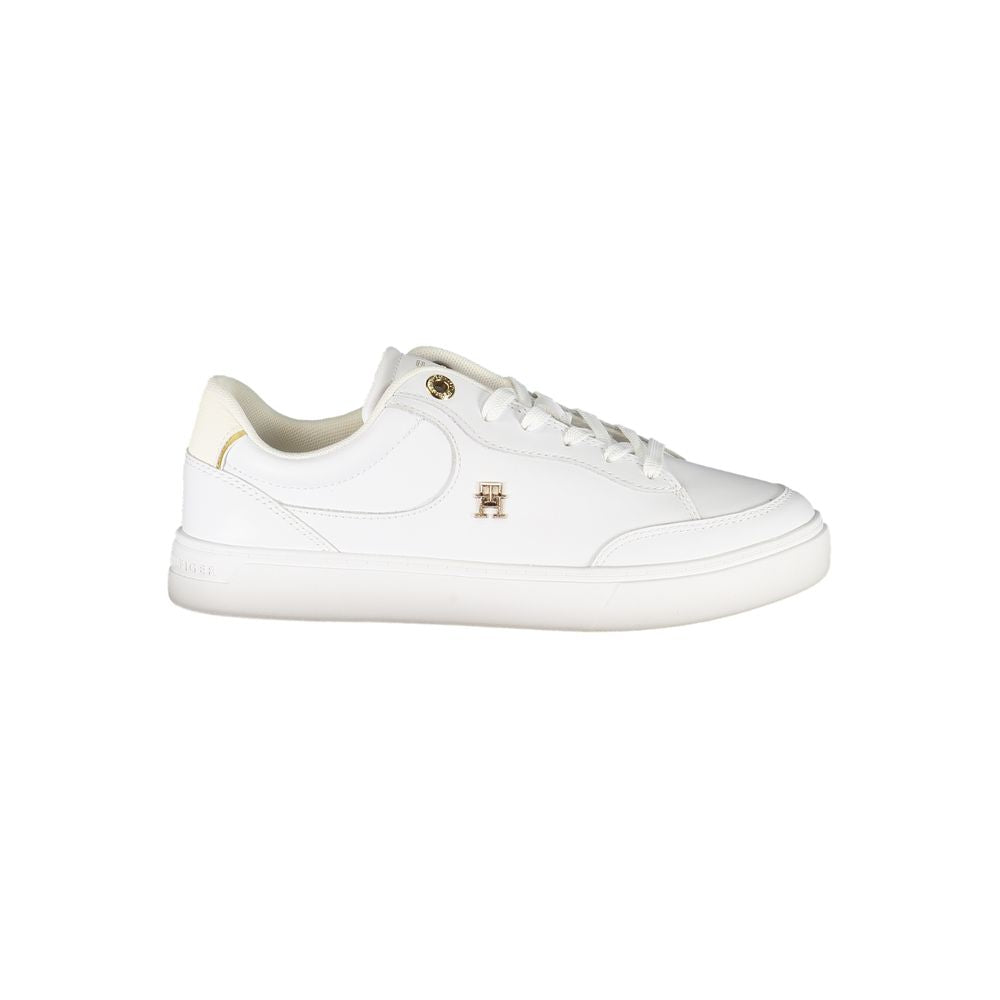 Tommy Hilfiger White Leather Women Sneaker TO-36772-EU37/US7
