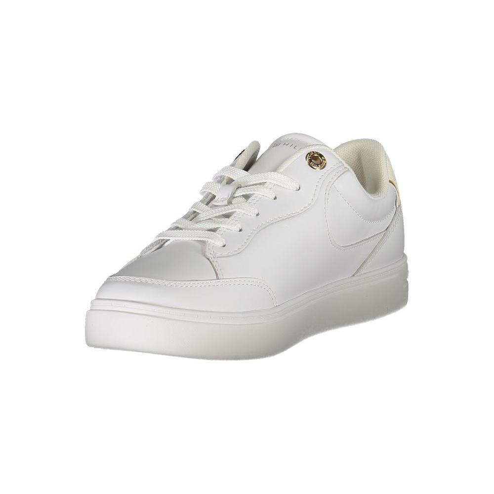 Tommy Hilfiger White Leather Women Sneaker TO-36772-EU37/US7
