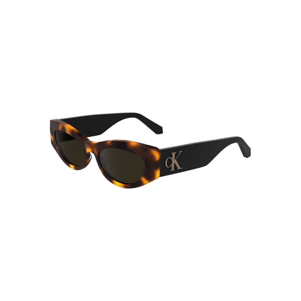 Calvin Klein Brown Acetate Women Sunglass CA-38305