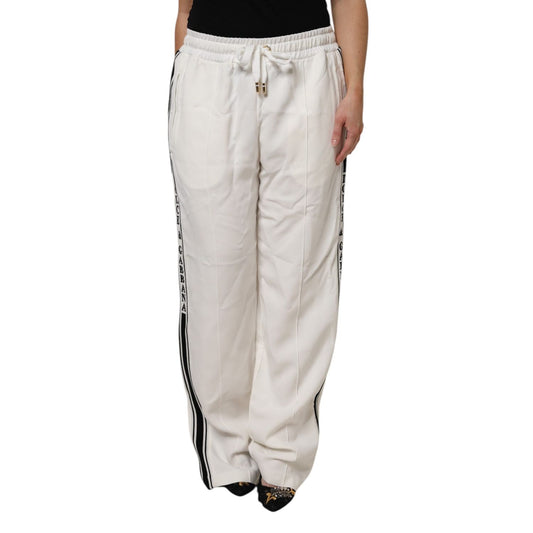 Dolce & Gabbana White Jogger Sweatpants Pants PAN75126-48