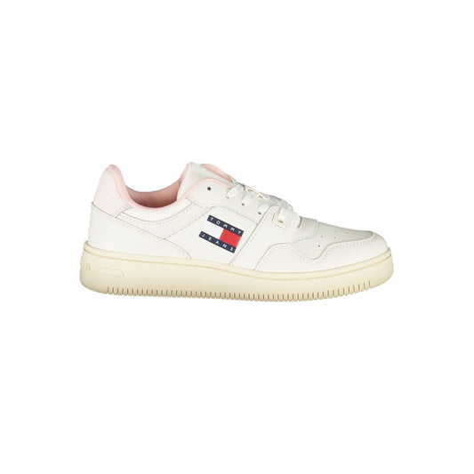 Tommy Hilfiger White Leather Women Sneaker TO-36724-EU36/US6