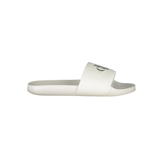 Calvin Klein White Polyester Women Sandal CA-36785-EU36/US6