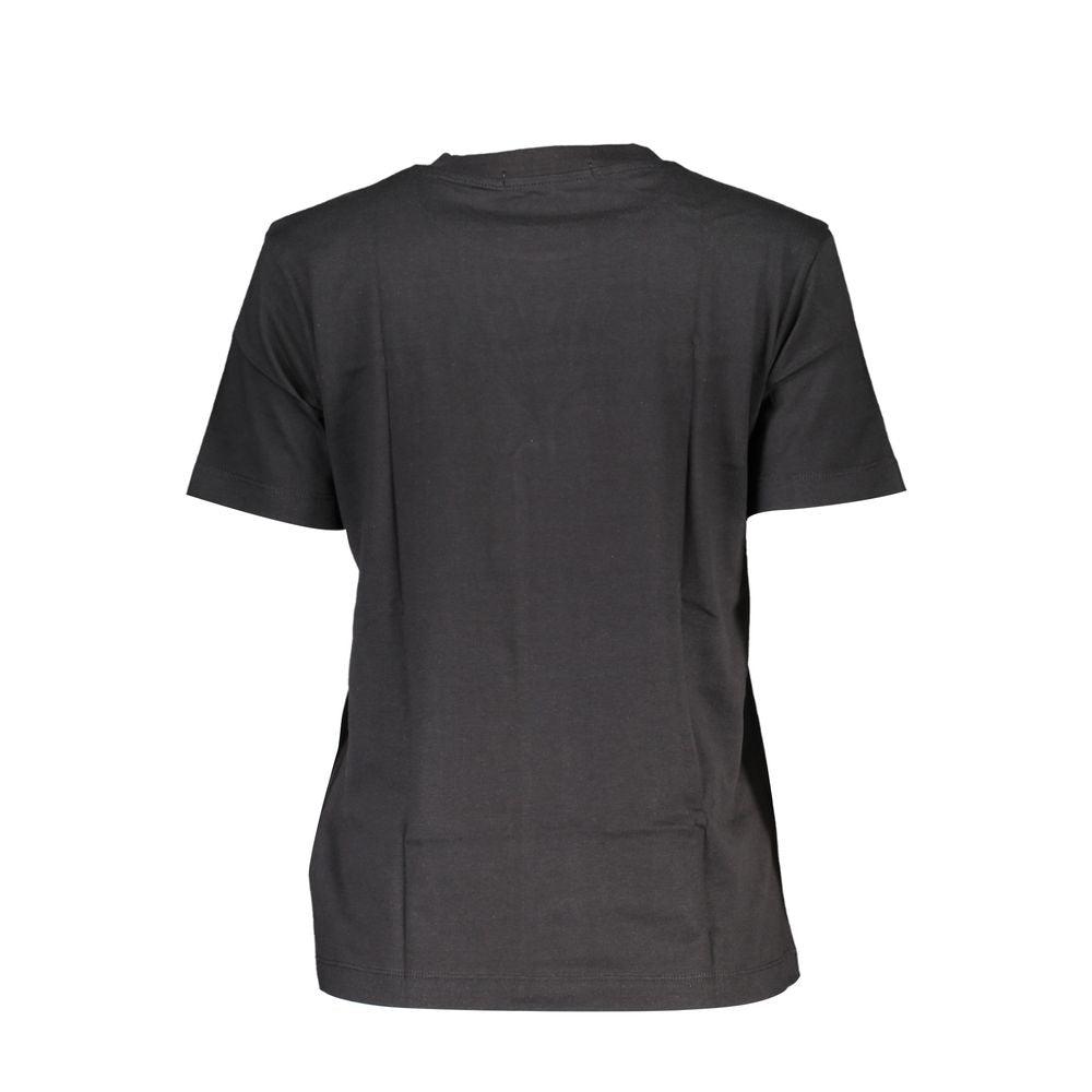 Calvin Klein Black Cotton Women T-Shirt