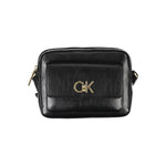 Calvin Klein Black Recycled Polyester Women Handbag CA-37022