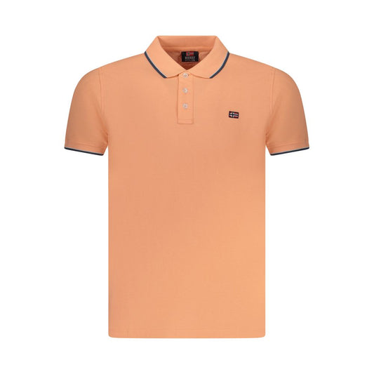 Norway 1963 Pink Cotton Men Polo Shirt NO-38526-S