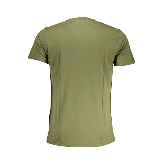 Cavalli Class Green Cotton T-Shirt CA-28614-L