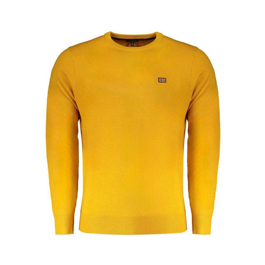 Norway 1963 Yellow Wool Men Sweater NO-32064-3XL