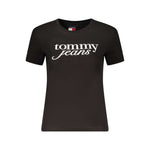 Tommy Hilfiger Black Cotton Tops & T-Shirt TO-36253-S