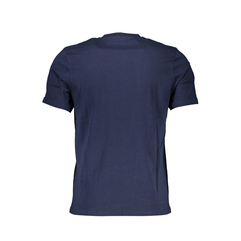North Sails Blue Cotton Men T-Shirt