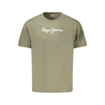 Pepe Jeans Green Cotton Men T-Shirt PE-34542-XL