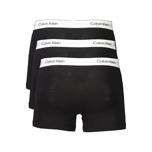 Calvin Klein Black Cotton Men Boxer Short CA-35389-XXL