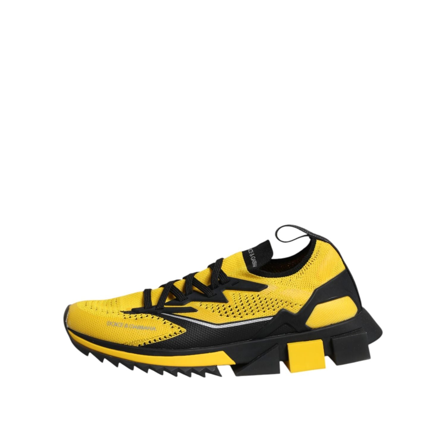 Dolce & Gabbana Yellow SORRENTO Sport Stretch Sneakers Shoes