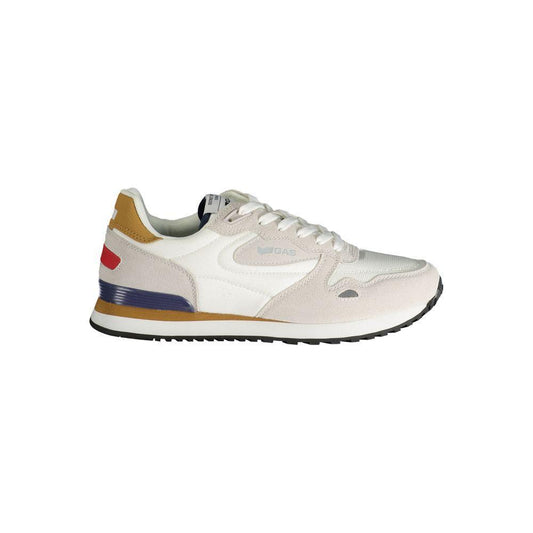 Gas White Polyester Men Sneaker GA-38599-EU45/US12