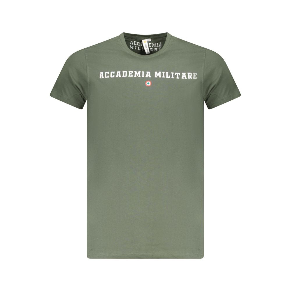 Accademia Militare Green Cotton T-Shirt
