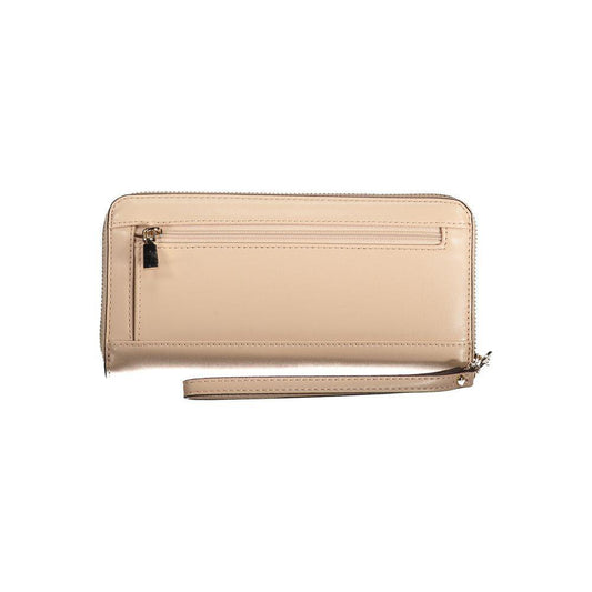 Guess Jeans Beige Polyethylene Wallet GU-30221