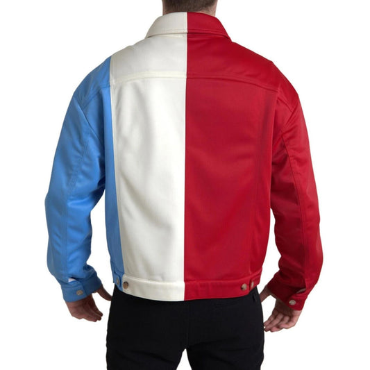 Dolce & Gabbana Multicolor Polyester Collar Short Jacket JKT3645-48