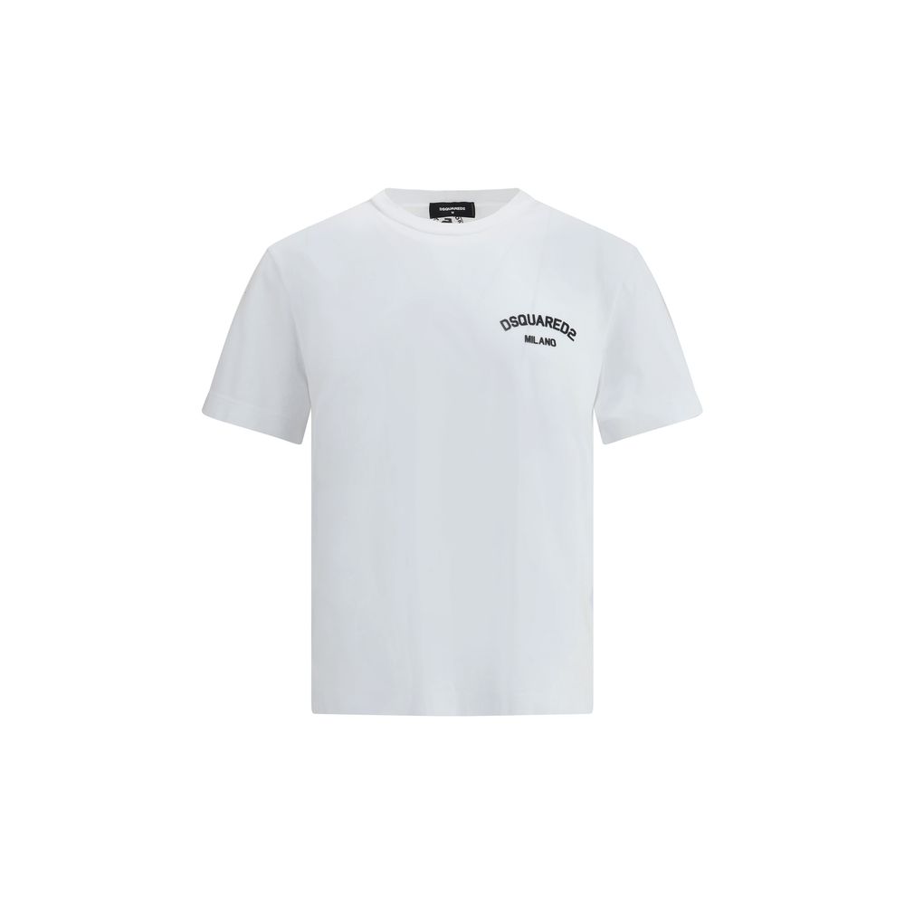 Dsquared² White Cotton T-Shirt