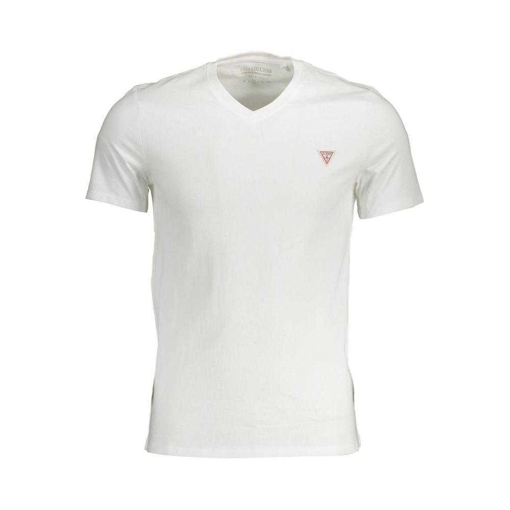 Guess Jeans White Cotton T-Shirt