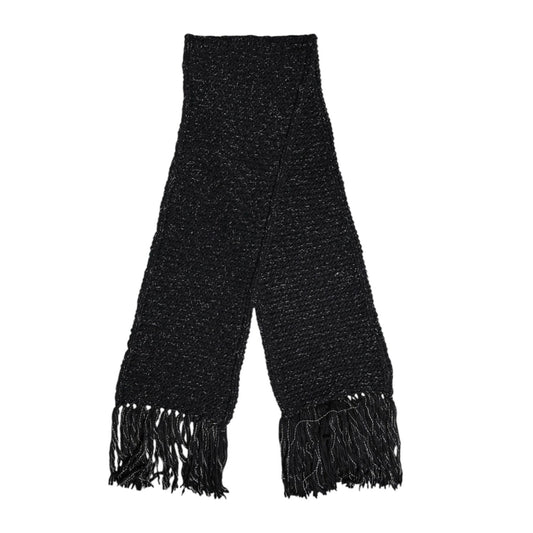 Dolce & Gabbana Black Cashmere Neck Warmer Wrap Shawl Scarf