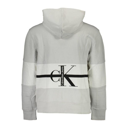 Calvin Klein Gray Cotton Men Sweater