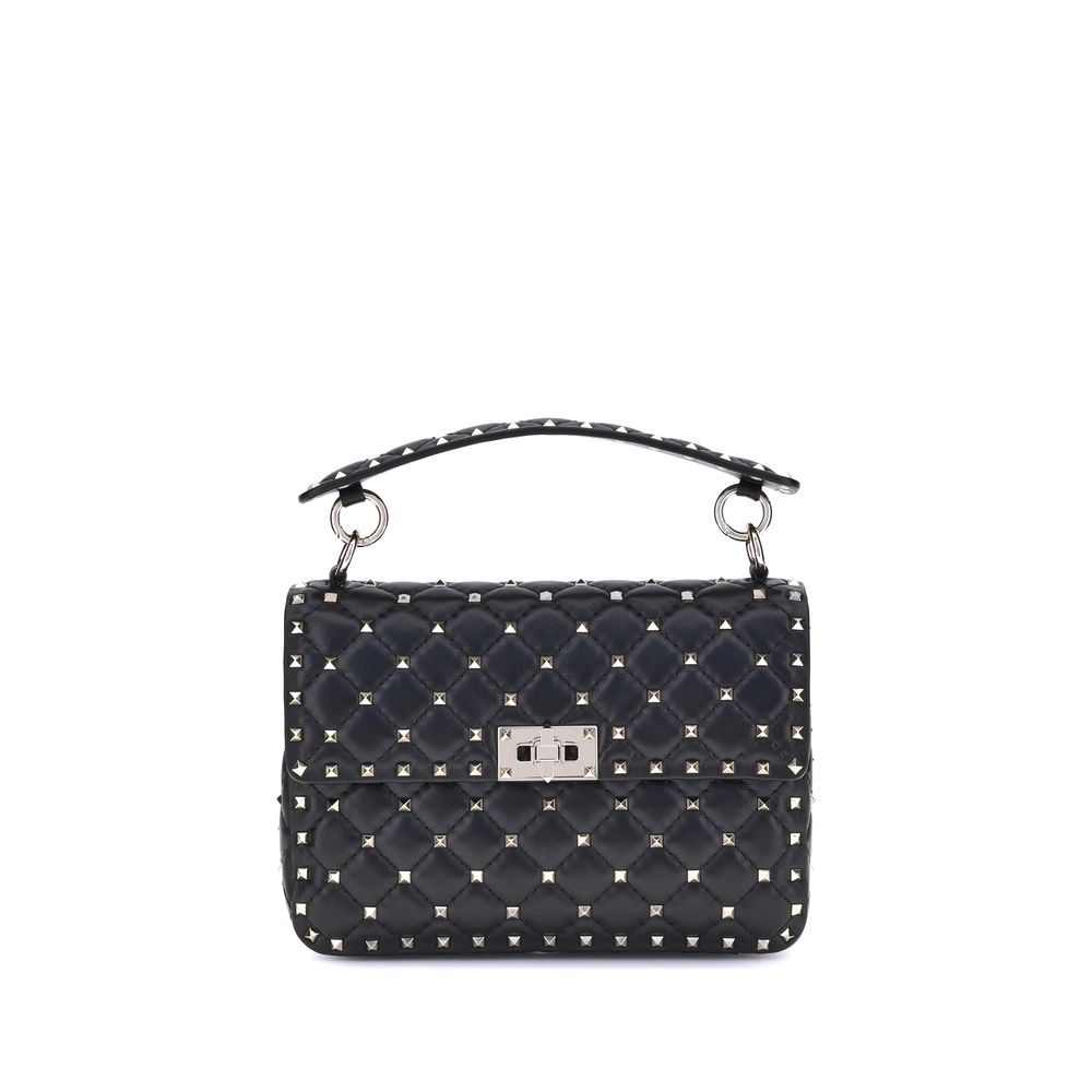 Front view with bag zipped and handles upright.