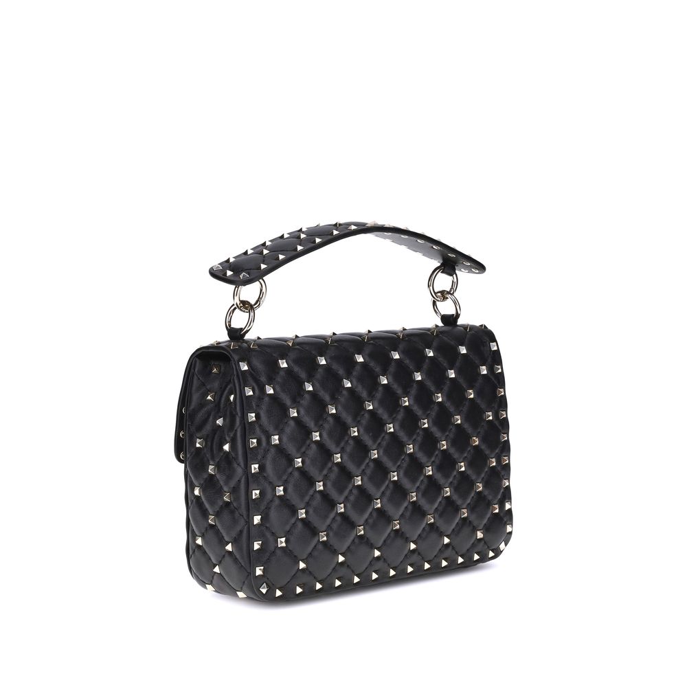 Front view with bag zipped and handles upright.