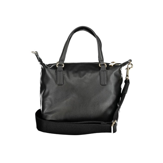 Tommy Hilfiger Black Polyester Handbag TO-27531
