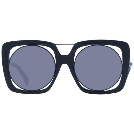 Yohji Yamamoto Black Unisex Sunglasses YO-1058024