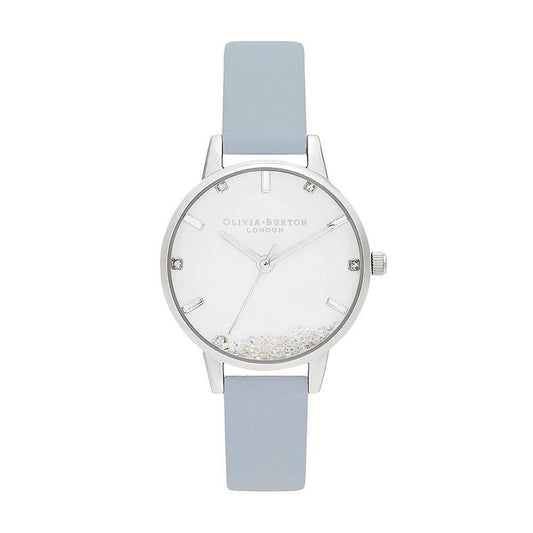 Olivia Burton Blue Artificial Leather Watch OBOB16SG07AC