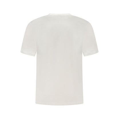 Calvin Klein White Cotton Men T-Shirt