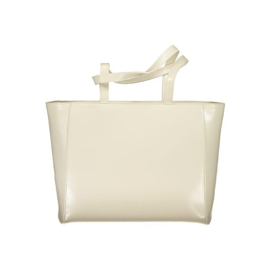 Mario Valentino Beige Polyethylene Handbag VA-34738