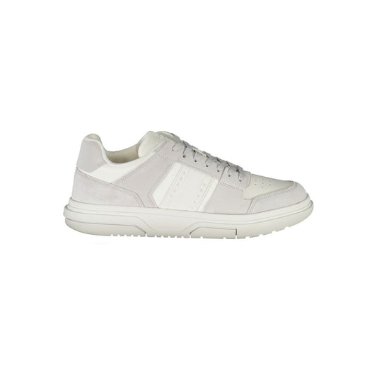 Tommy Hilfiger White Polyurethane Men Sneaker 1728,67403481248,Athletic - Sneakers - Shoes,EU40/US7,EU41/US8,EU42/US9,EU43/US10,EU44/US11,EU45/US12,Men,New with tags,Shoes,Sneakers - Shoes,Tommy Hilfiger,White