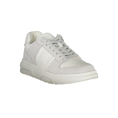 Tommy Hilfiger White Polyurethane Men Sneaker 1728,67403481248,Athletic - Sneakers - Shoes,EU40/US7,EU41/US8,EU42/US9,EU43/US10,EU44/US11,EU45/US12,Men,New with tags,Shoes,Sneakers - Shoes,Tommy Hilfiger,White