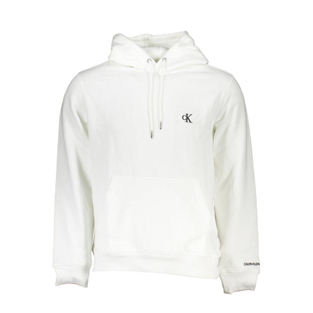 Calvin Klein White Cotton Sweater CA-26162-XL