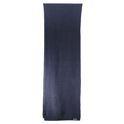 Calvin Klein Blue Cotton Scarf