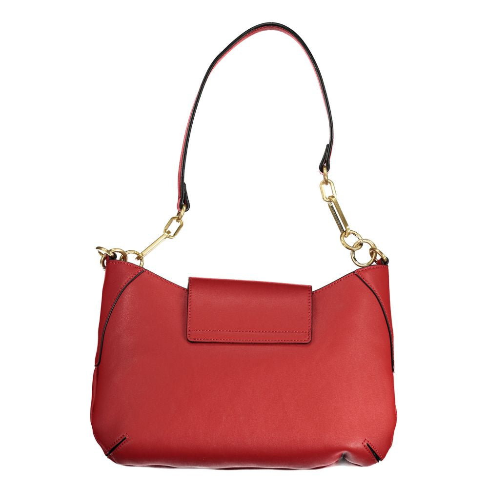 Front view with bag zipped and handles upright.