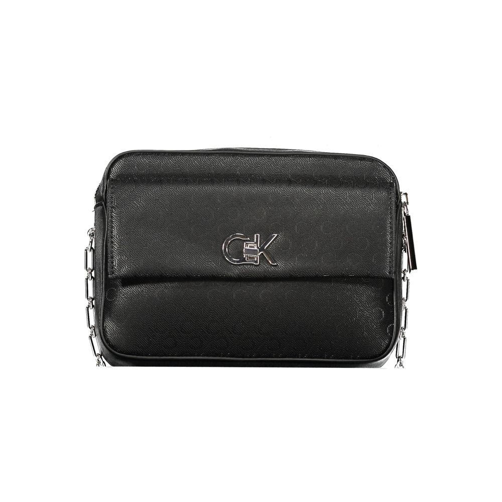 Front view with bag zipped and handles upright.