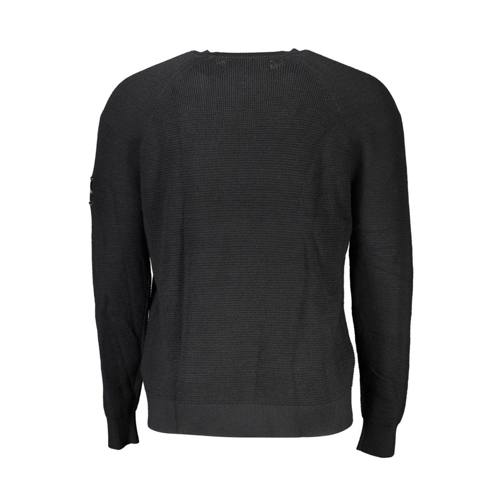 Calvin Klein Black Wool Mens Sweater