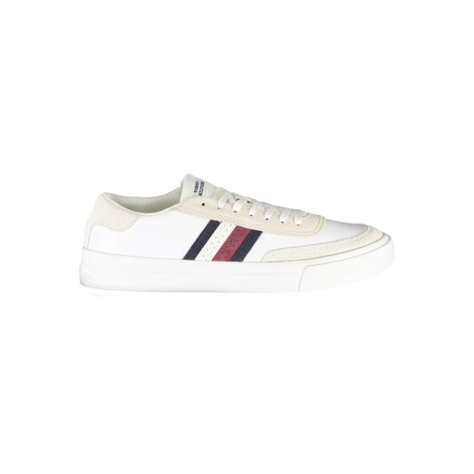 Tommy Hilfiger White Leather Men Sneaker 1728,67403481248,Athletic - Sneakers - Shoes,EU40/US7,EU41/US8,EU42/US9,EU43/US10,EU44/US11,EU45/US12,Men,New with tags,Shoes,Sneakers - Shoes,Tommy Hilfiger,White