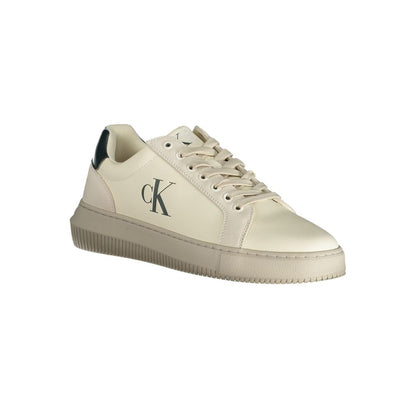 Calvin Klein White Polyurethane Men Sneaker 1728,67403481248,Athletic - Sneakers - Shoes,Calvin Klein,EU44/US11,Men,New with tags,Shoes,Sneakers - Shoes,White