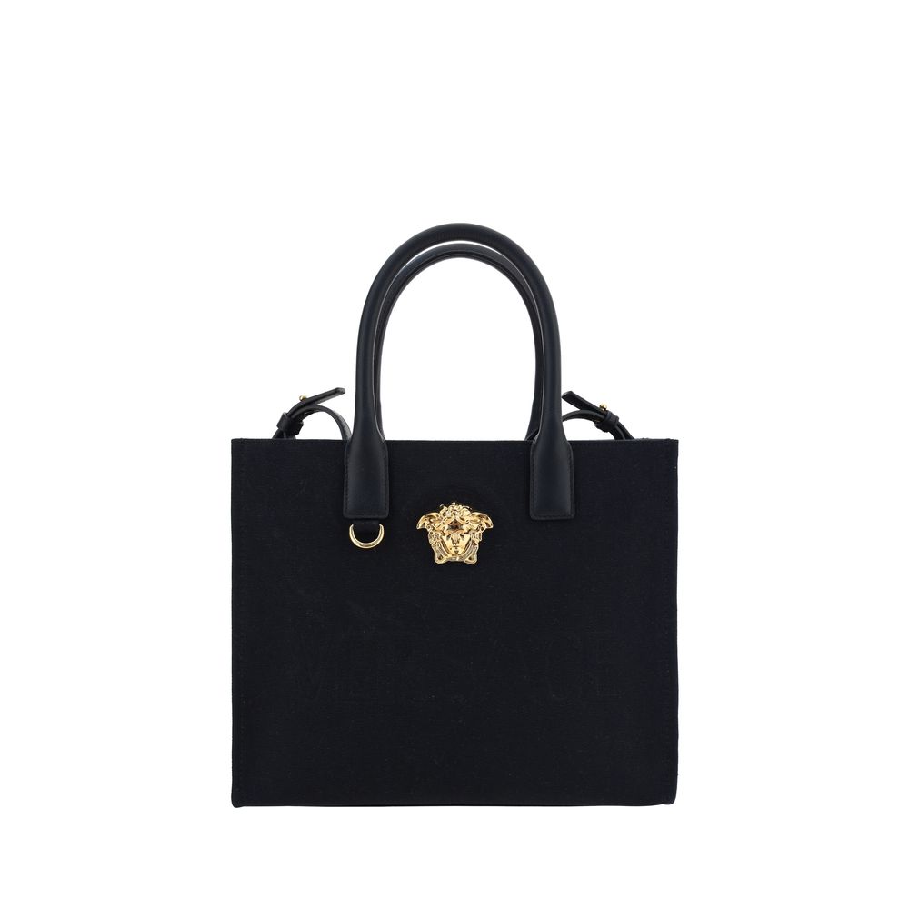 Versace Black Cotton Shoulder Bag1728,72470364320,Bags,Black,New with tags,Shoulder Bags - Bags,Shoulder Bags - Women - Bags,Versace,Women,Women - Bags
