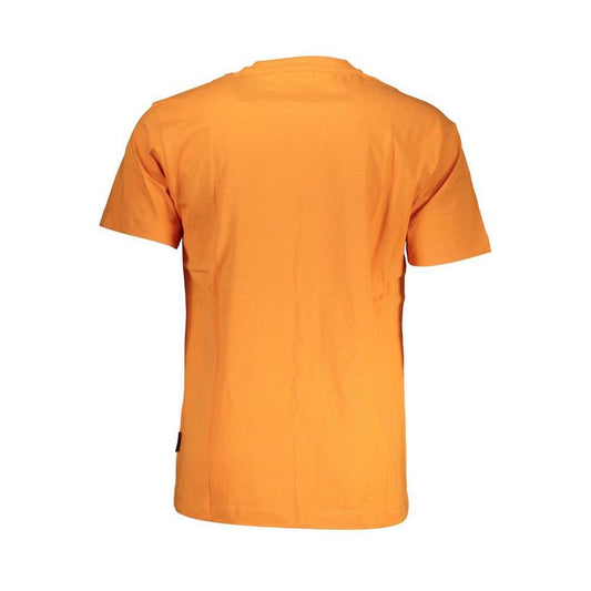 Napapijri Orange Cotton T-Shirt NA-19623-L