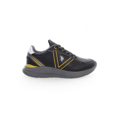 U.S. POLO ASSN. Black Polyester Men's Sneaker
